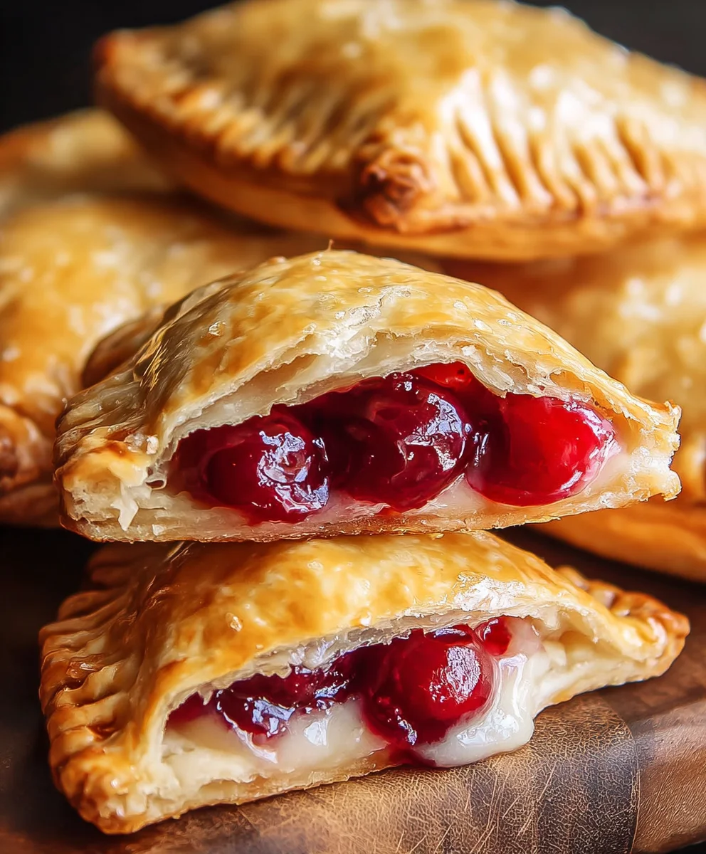 Cherry Cheesecake Hand Pies-Easy Dessert Recipe
