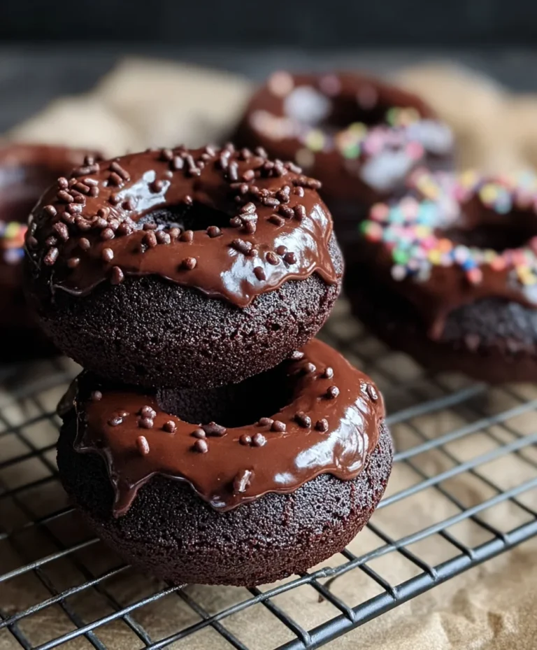 Decadent Chocolate Baked Donuts Recipe-Easy & Delicious