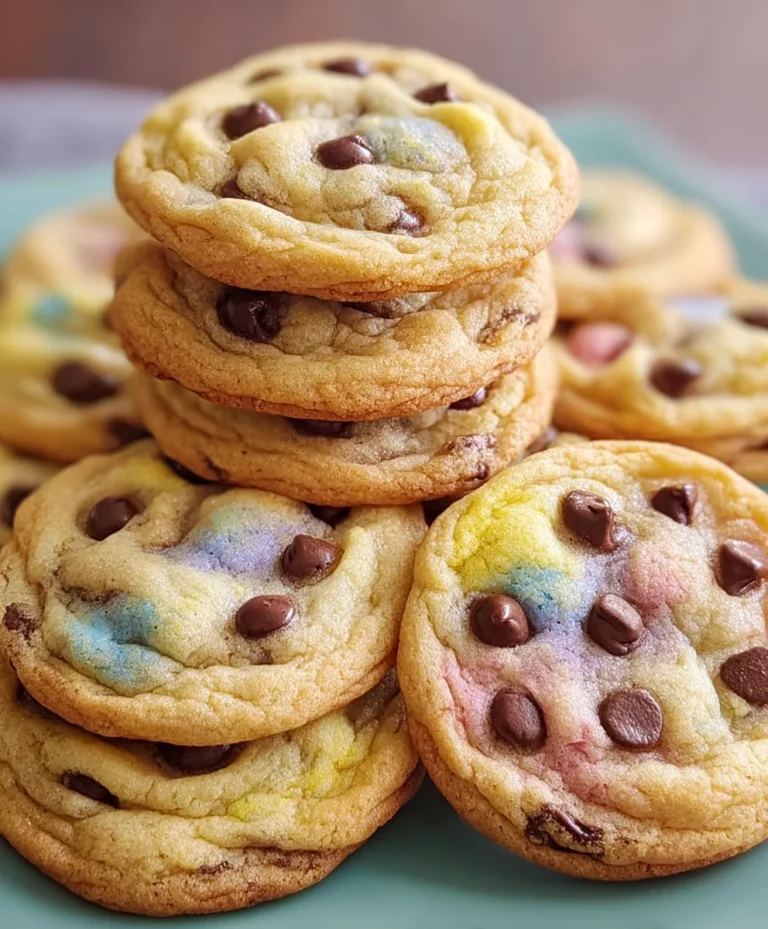 Easter Chocolate Chip Cookies-Perfect Festive Treat