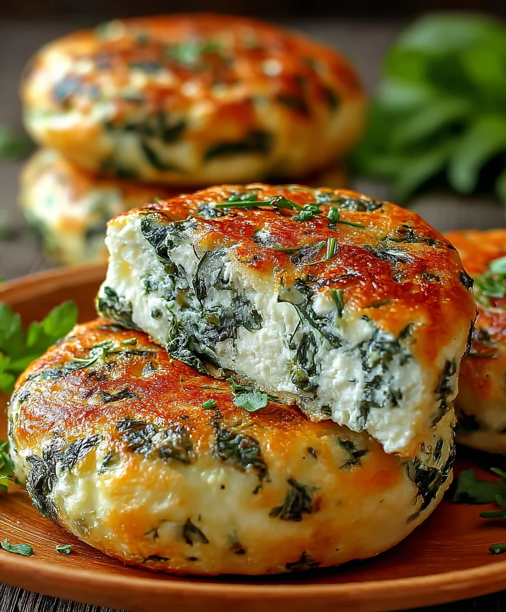 Easy Spinach Cottage Cheese Flagels-Low Carb & Delicious