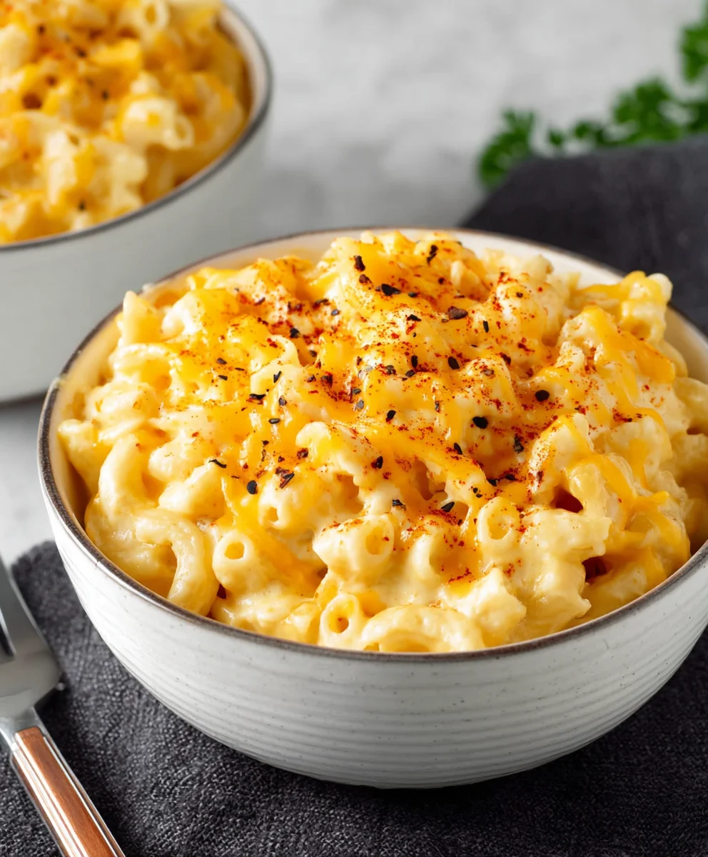 High Protein Cottage Cheese Mac Cheese