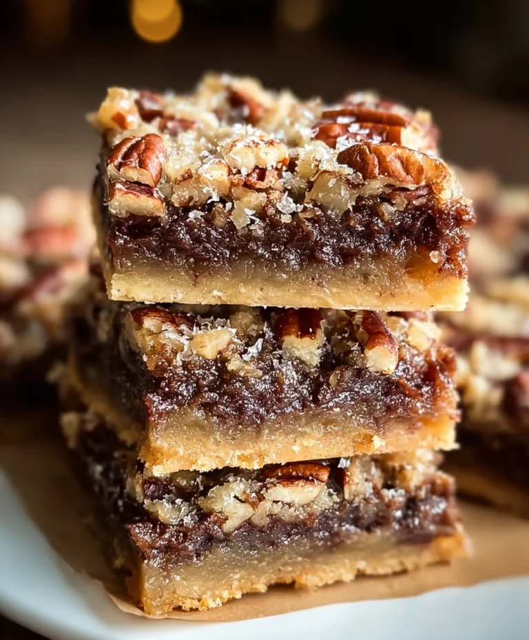 German Chocolate Pecan Pie Bars-Easy Recipe