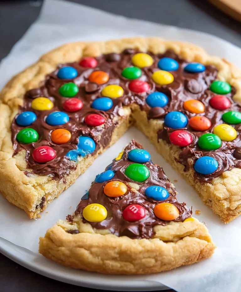 M&M Cookie Pizza Recipe – Decadent Dessert Delight