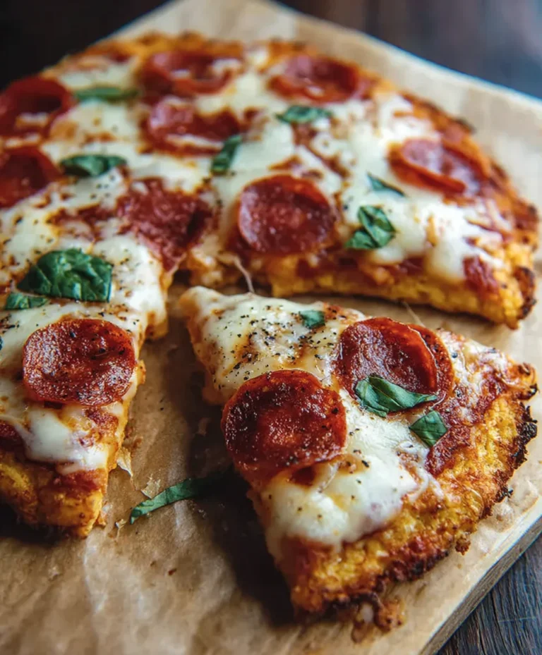 Keto Pizza Chicken Crust – Low Carb Crave