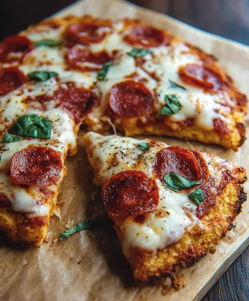 Keto Pizza Chicken Crust - Low Carb Crave