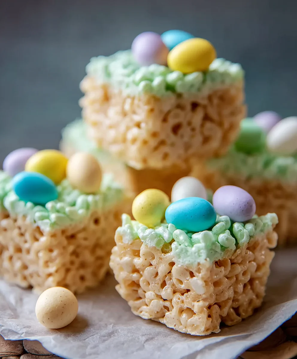 Easter Rice Krispie Treats- Easy Springtime Fun