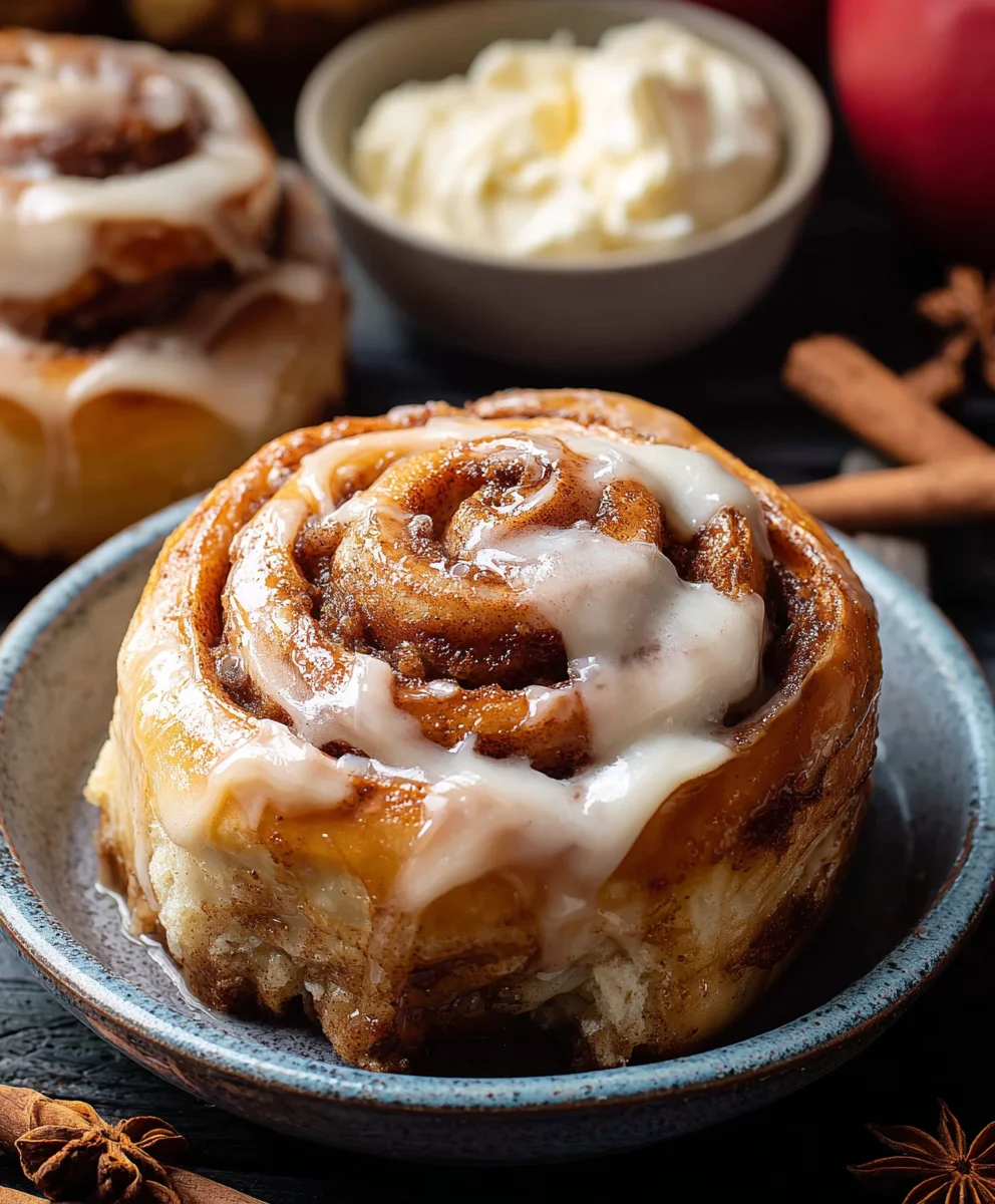 Apple Cinnamon Rolls - Cozy Homemade Treat