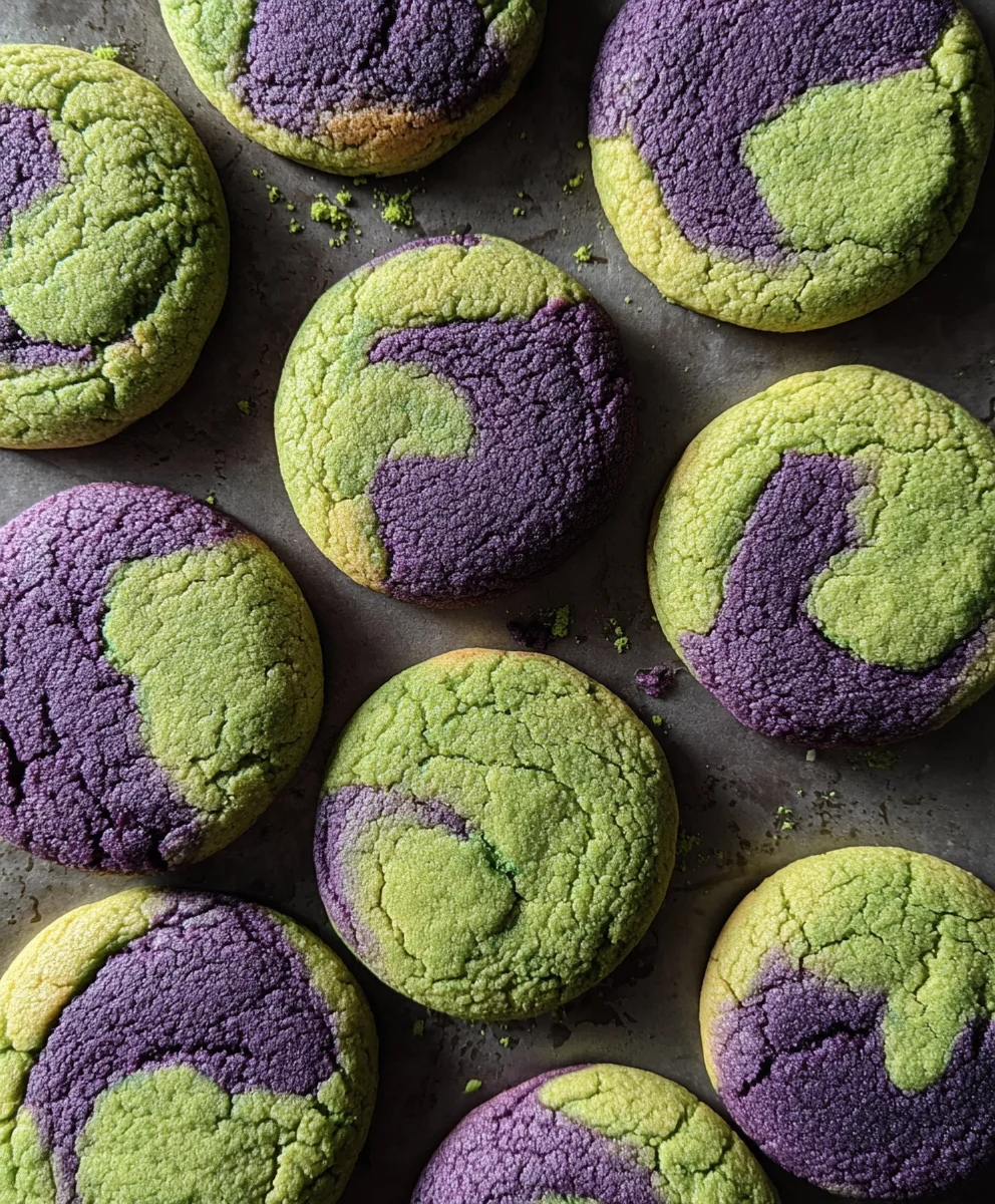 Matcha Ube Cookies - Sweet Purple Dream Recipe