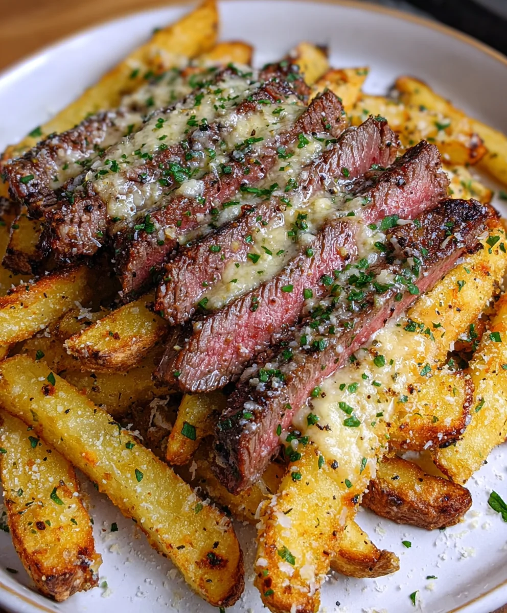 Garlic Parmesan Steak Fries-Easy Flavorful Recipe