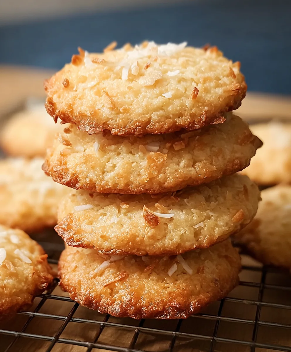 Chewy Coconut Cookies-Easy Homemade Recipe