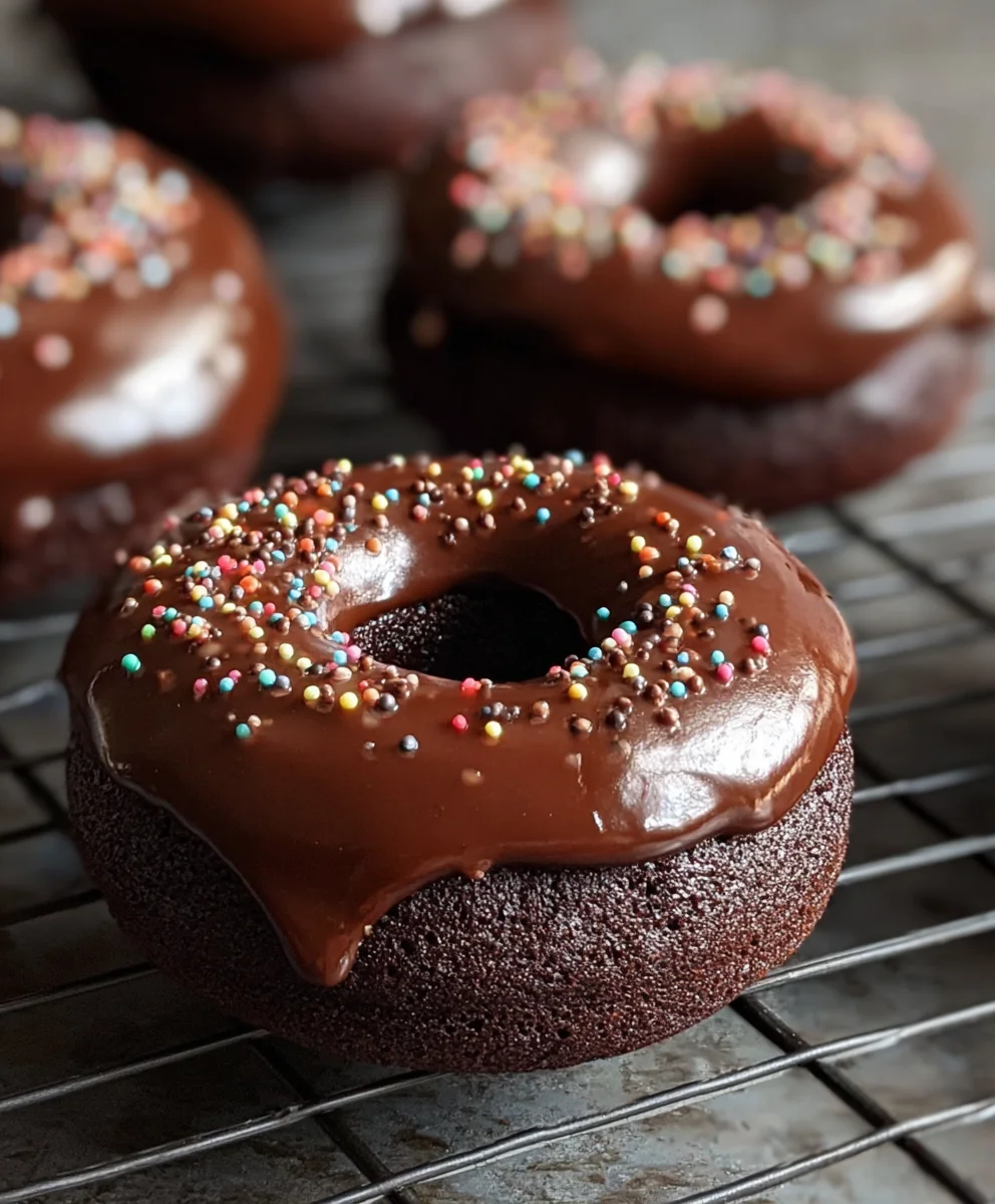 Decadent Chocolate Baked Donuts Recipe-Easy & Delicious