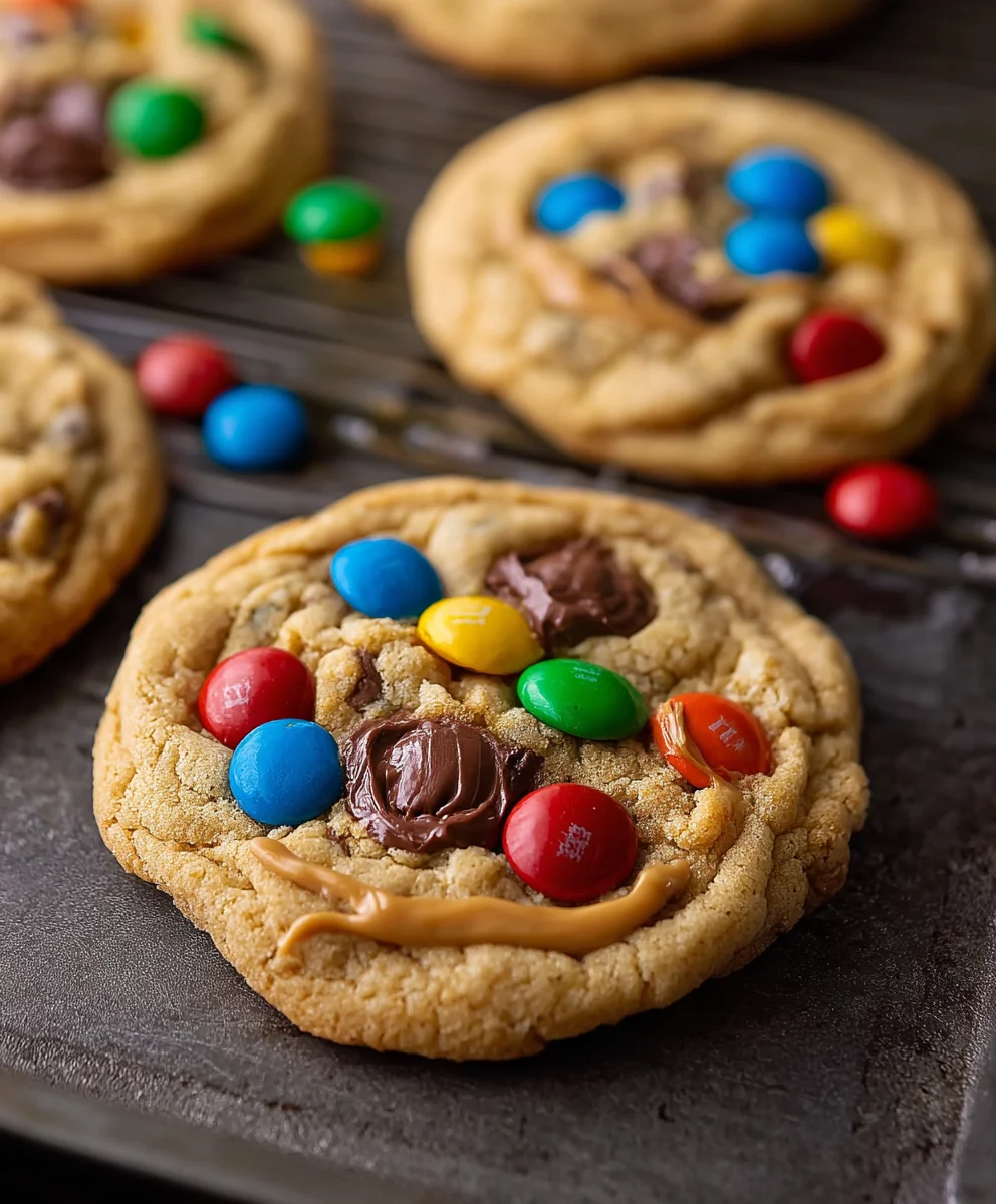 Peanut Butter M&M Cookie Recipe-Chewy & Delicious