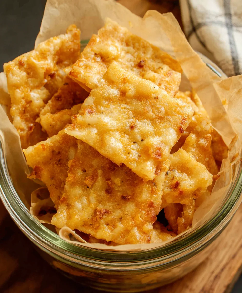 Sourdough Cheddar Crackers-Tangy Savory & Easy-Bake