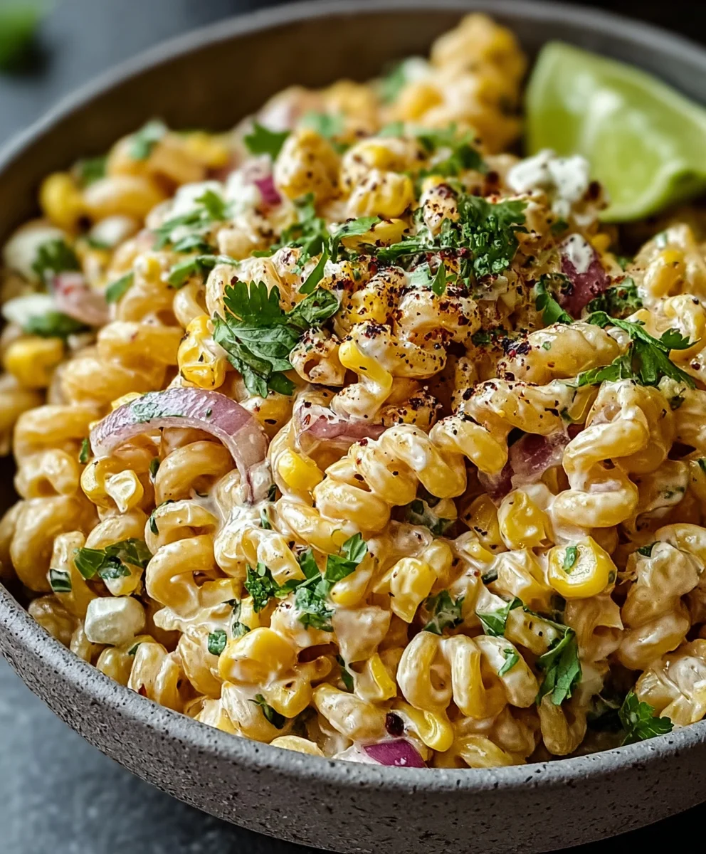 Mexican Street Corn Pasta Salad-Must Try Recipe