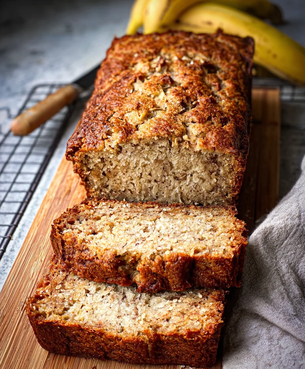 Healthy Cottage Cheese Banana Bread - Moist & Easy