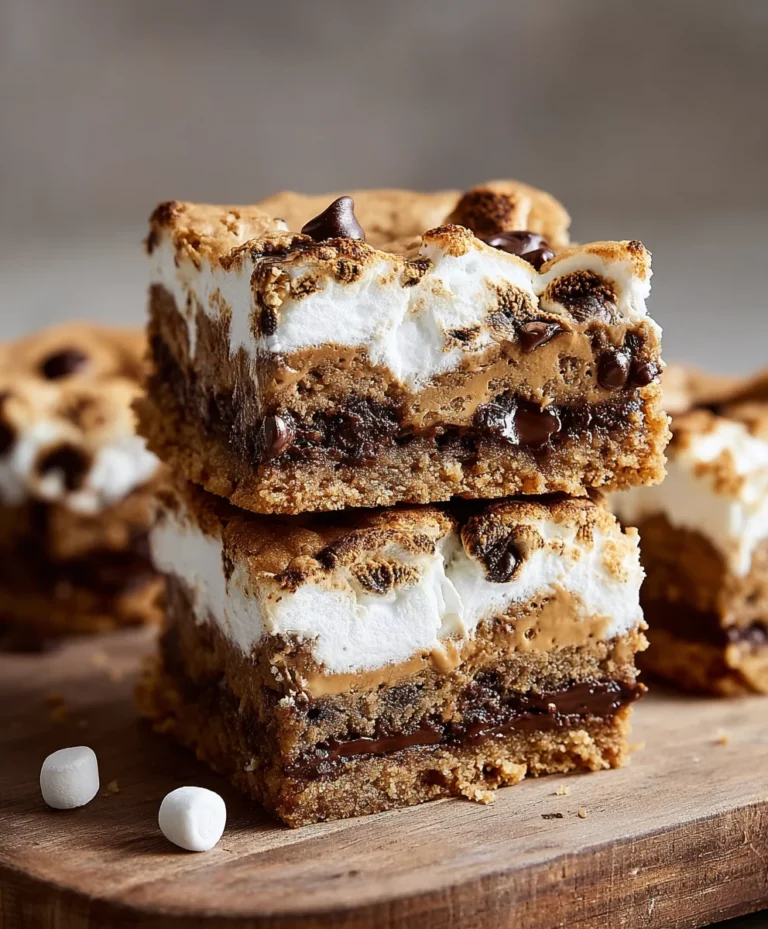 Peanut Butter Smores Blondies – Ultimate Dessert Treat