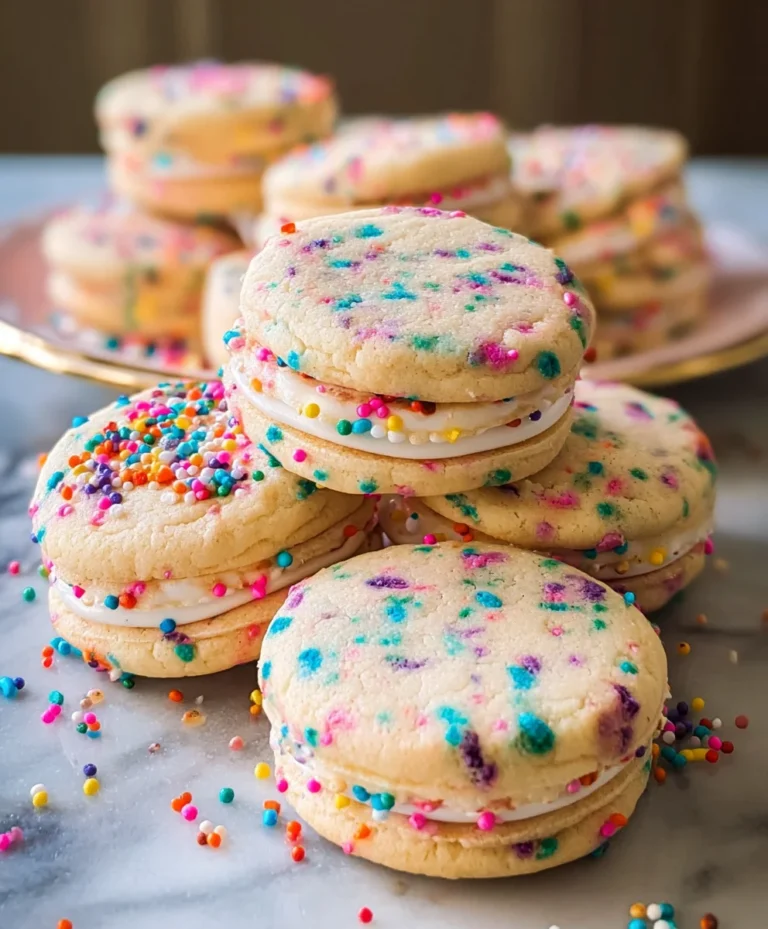Funfetti Sandwich Cookies- Easy Festive Treats