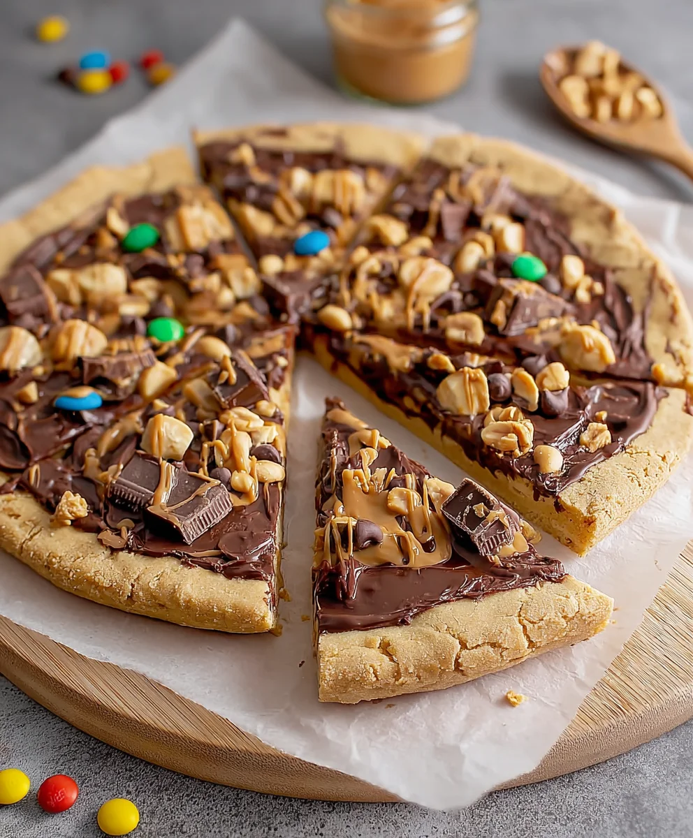 Decadent Chocolate Peanut Butter Pizza Recipe