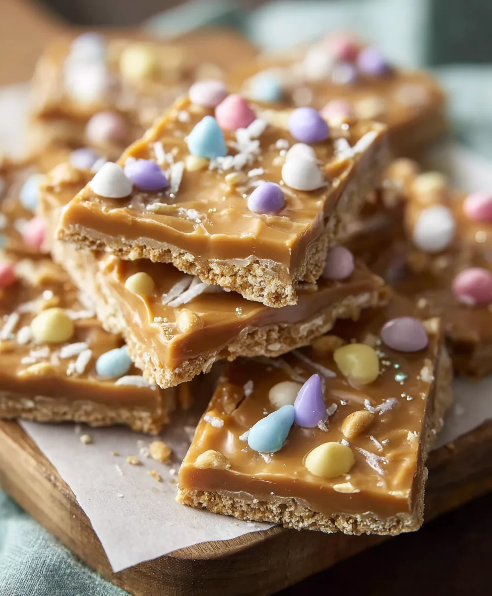 Easy Easter Toffee-Festive Chocolate Bark Treat