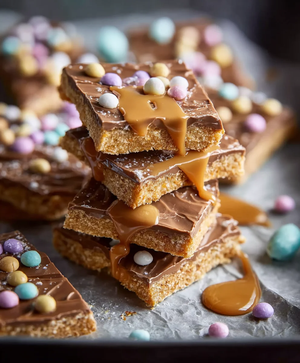 Easy Easter Toffee-Festive Chocolate Bark Treat