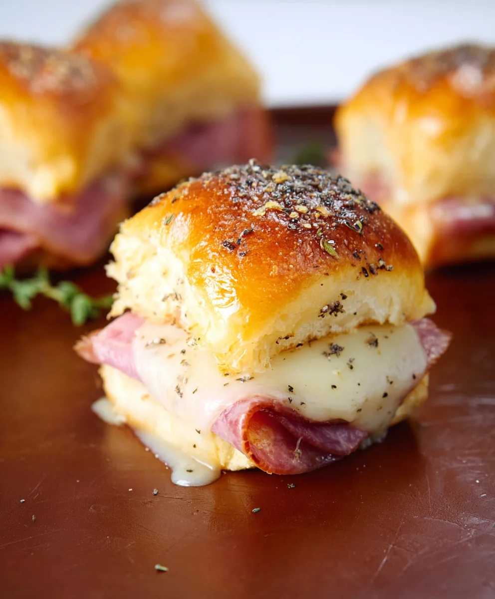 Beef Beef Ham Cheese Sliders - The Ultimate Comfort Food