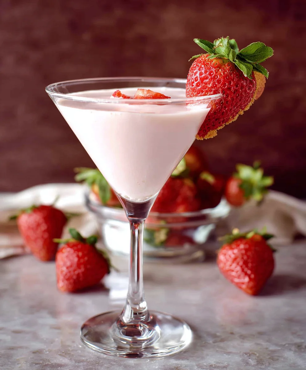Strawberry Shortcake Martini Non-Non-Non-Alcoholic Alternativeic Recipe
