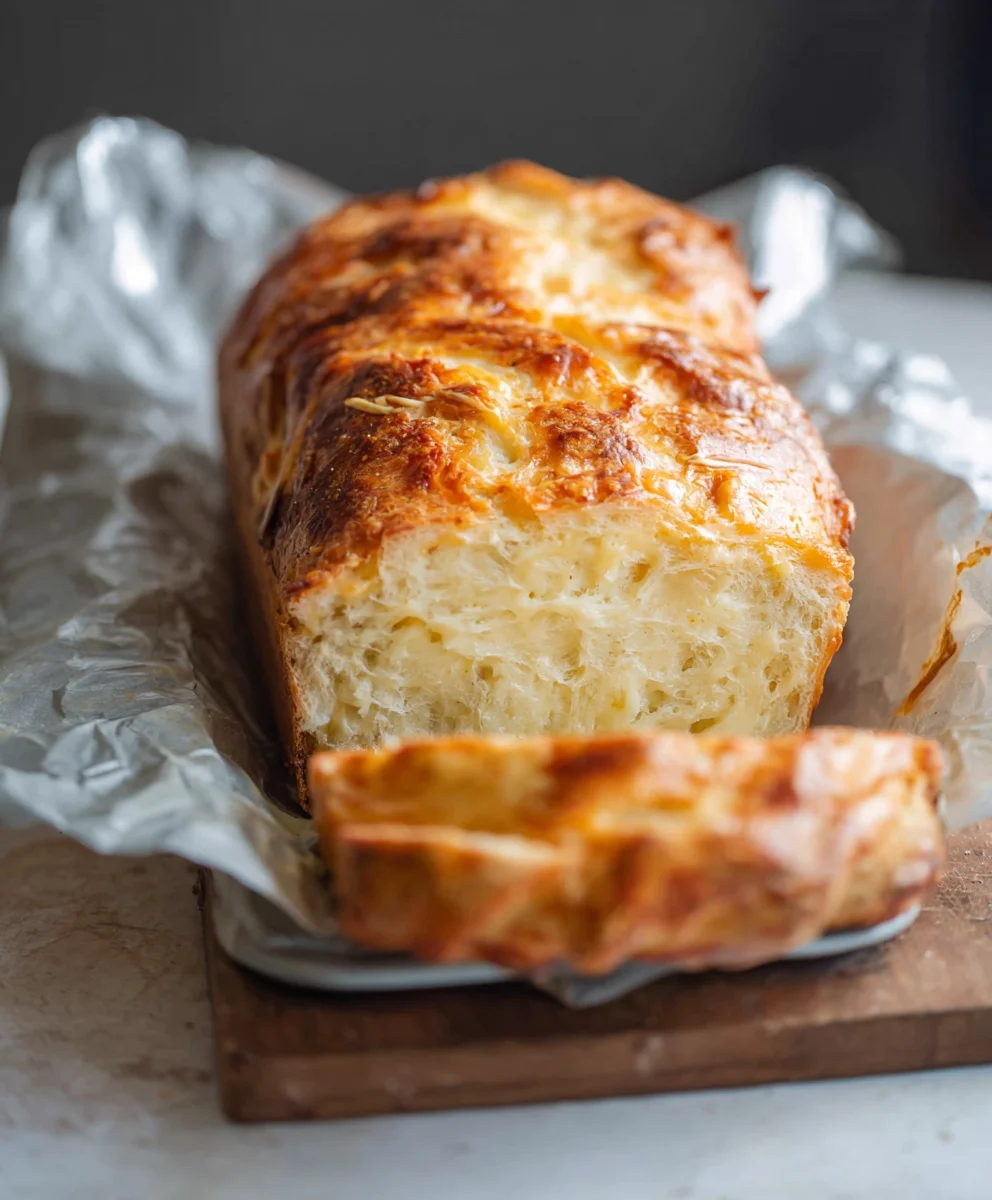 Cheesy Sourdough Bread Recipe - Easy Delicious Loaf