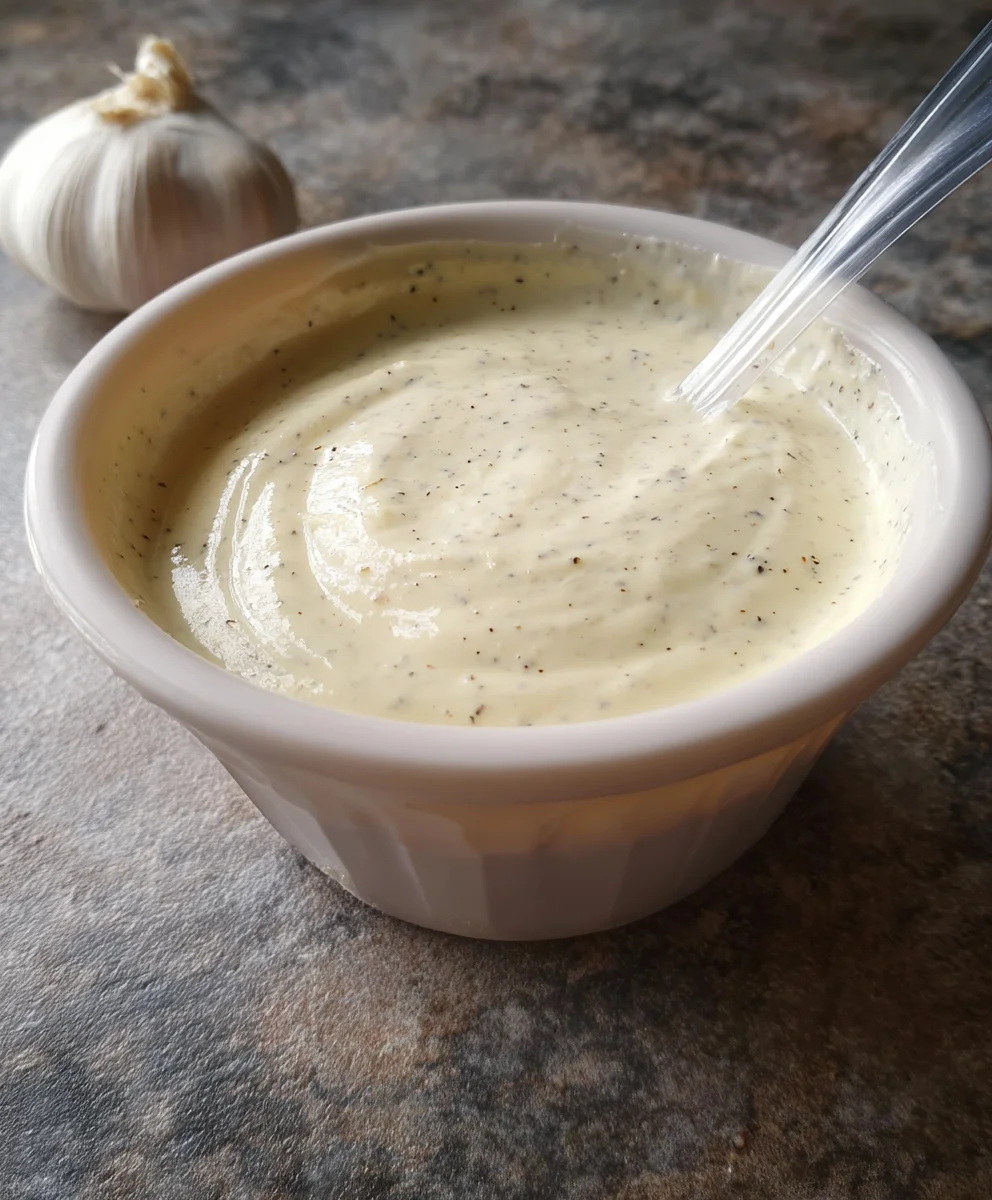 Easy Garlic Aioli Sauce- Simple & Delicious
