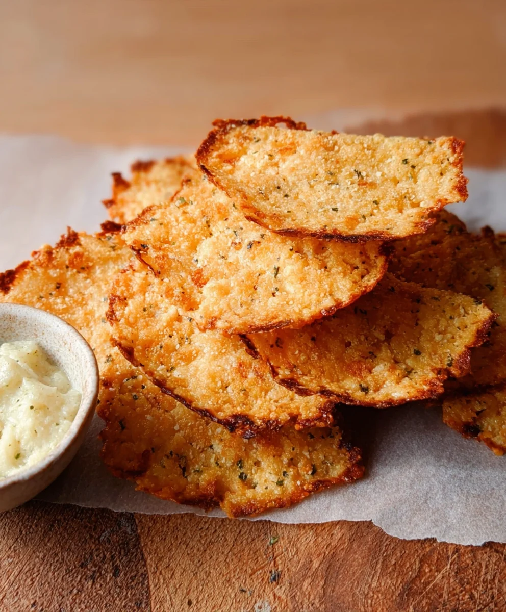 Crispy Cottage Cheese Chips-Healthy Snack