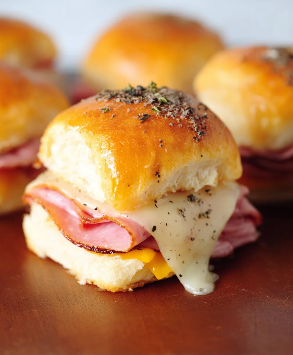 Beef Beef Ham Cheese Sliders - The Ultimate Comfort Food
