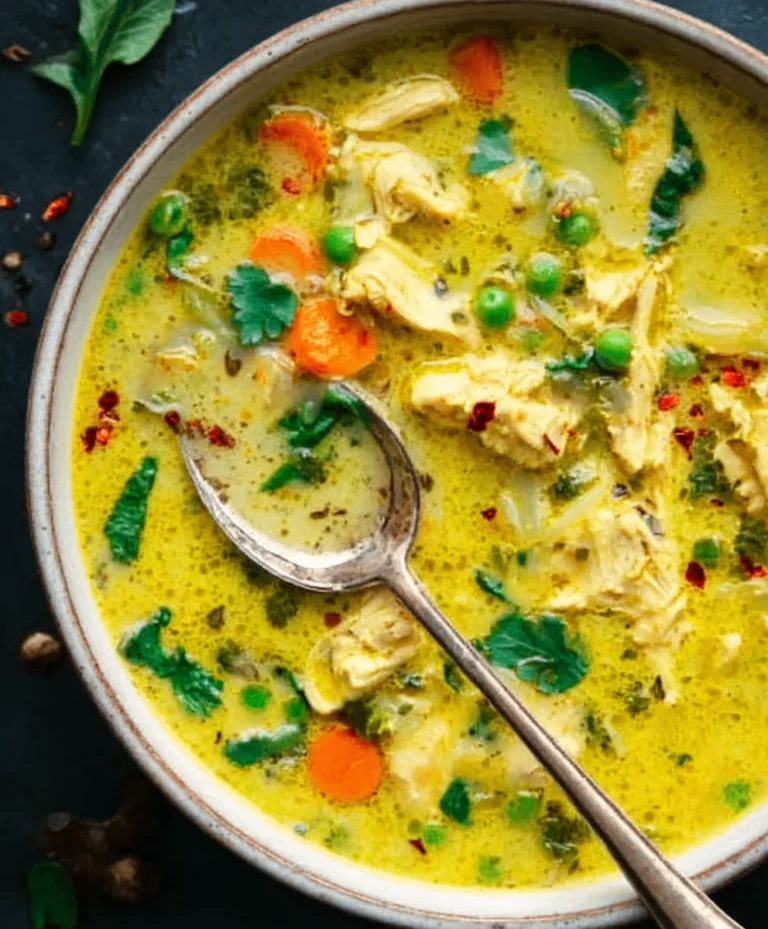 Turmeric Chicken Soup – Soothing Anti-Inflammatory Recipe