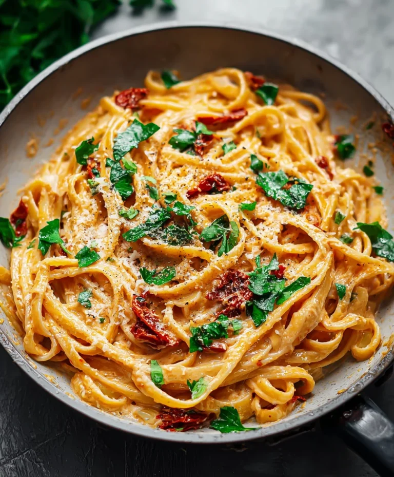 Creamy Sun Dried Tomato Pasta – Vegan & Delicious