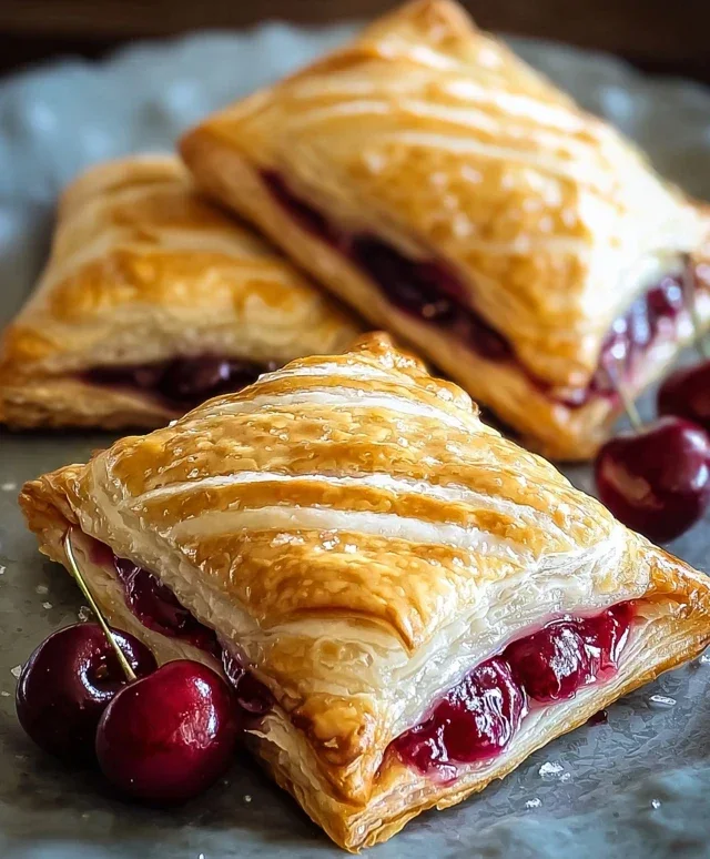 Easy Cherry Turnovers