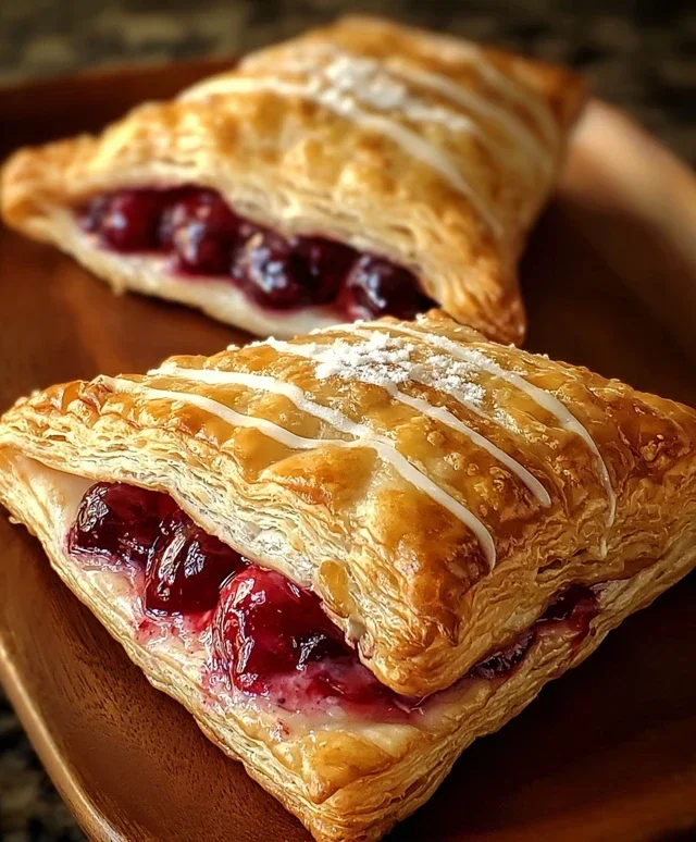Easy Cherry Turnovers