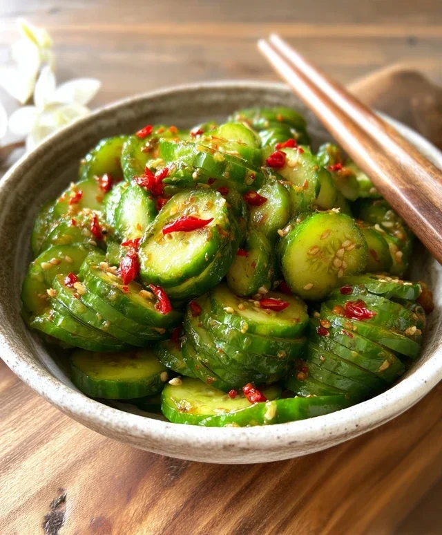 Spicy Asian Cucumber Salad