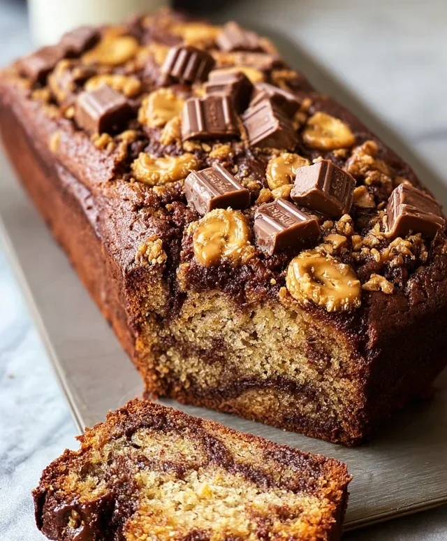 Reeses Peanut Butter Banana Bread