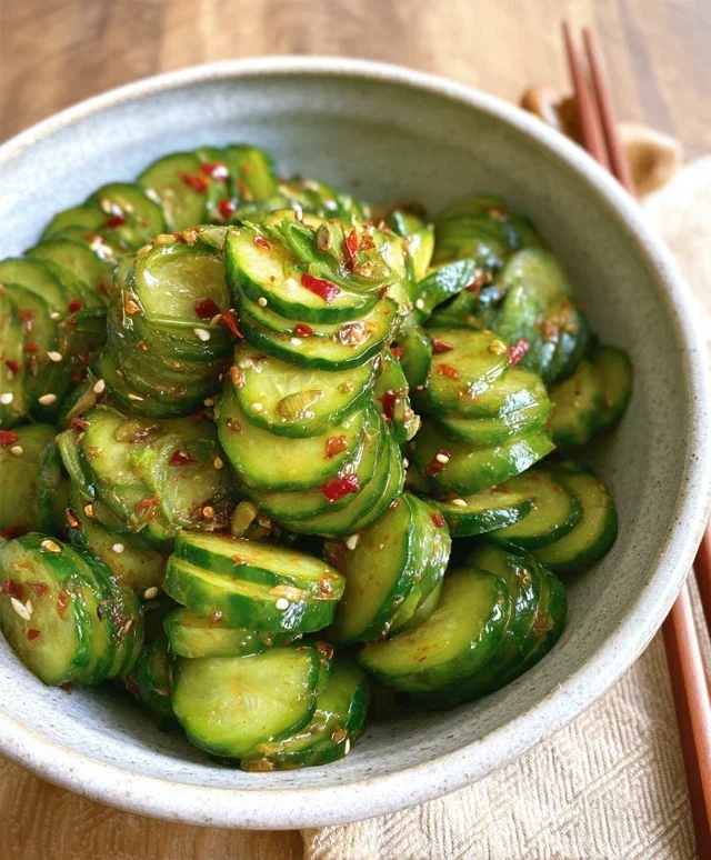 Spicy Asian Cucumber Salad