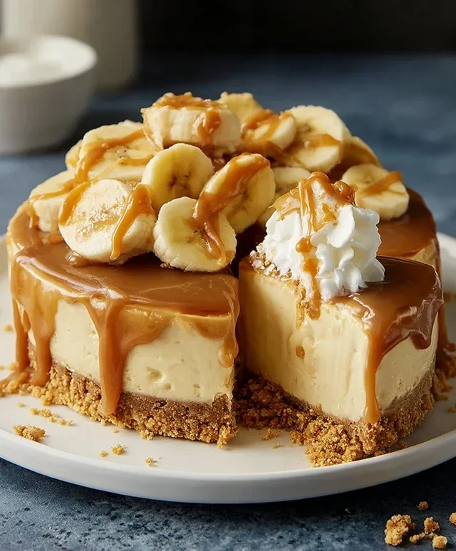 No-Bake Banoffee Cheesecake